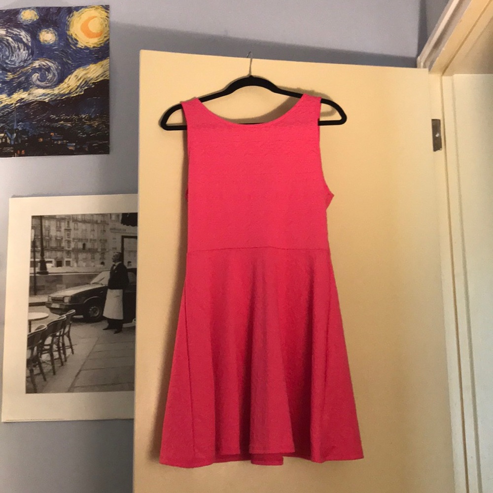Pink Fit and Flare Dress!